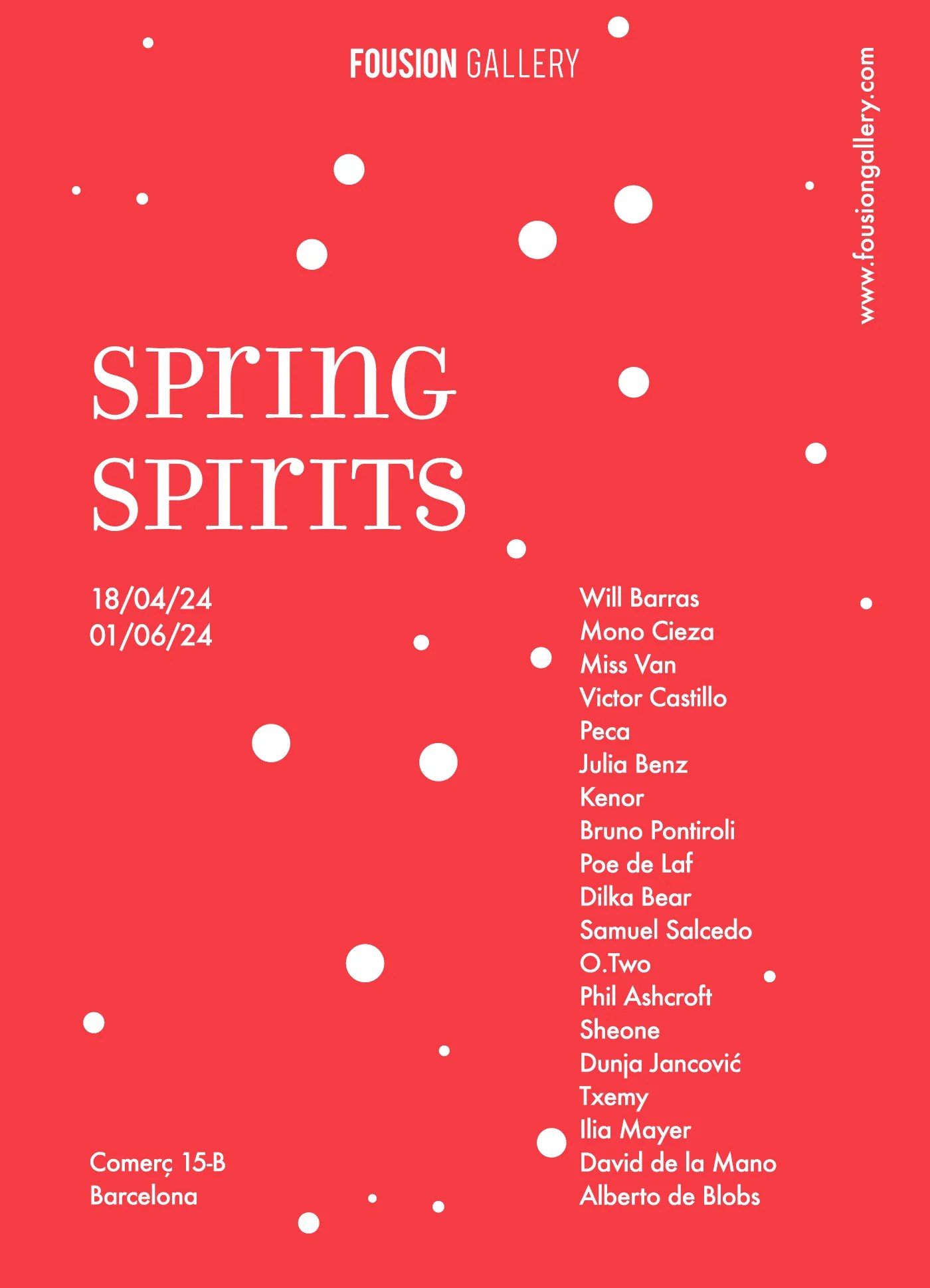 Spring Spirits — Fousion Gallery, 2024. Dan Aparicio: Art Curator · Gallerist (image 1)